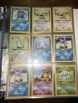 Unlimited COMPLETE English And Spanish Pokemon BASE Set Non-Holo Partial 1st Ed - Image 5