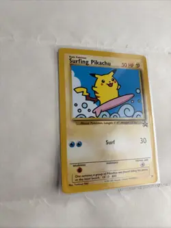 Pokemon TCG Surfing Pikachu Black Star Promo Card 28 WOTC - Image 2