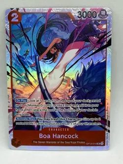 Boa Hancock OP12-014 SR ONE PIECE Tcg Card Game NM Red - Image 1