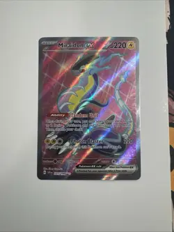 Pokemon Miraidon EX Ultra Rare Card 227/198 Scarlet and Violet Base Set - Image 1