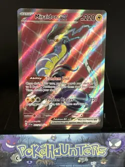 Pokemon Card Miraidon EX 227/198 Full Art Ultra Rare Scarlet and Violet Base NM - Image 1
