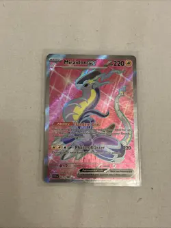 Miraidon Ex 227/198 Scarlet And Violet Pokemon Card Mint / Near Mint In Sleeve - Image 1