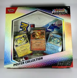 Pokemon TCG Scarlet & Violet Prismatic Evolutions Poster Collection Box - Image 1