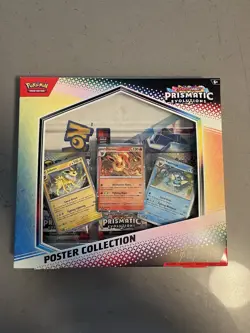 Pokemon TCG Scarlet & Violet Prismatic Evolutions Poster Collection Box - Image 1