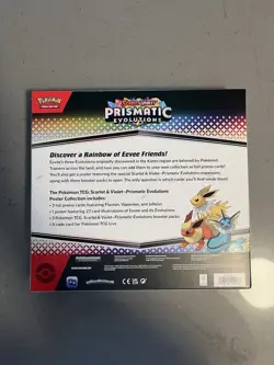 Pokemon TCG Scarlet & Violet Prismatic Evolutions Poster Collection Box - Image 3