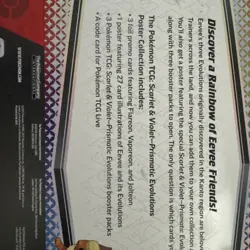 Pokemon TCG: Scarlet & Violet-Prismatic Evolutions Poster Collection - Sealed - Image 3