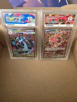 Pokemon TCG Mega Charizard X Ex MEP 023 & Oricorio 024 UPC promo PERFECT Ace 10 - Image 1