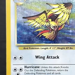 Pidgeot Holo Rare Jungle Set 8/64 Pokemon Card 1999 WOTC Vintage TCG ⭐ - Image 2
