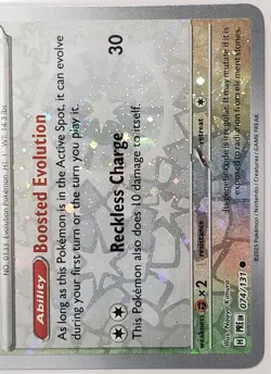 EXCLUSIVE HOLO Eevee 074/131 NM/M STAMPED POKEMON DAY Prismatic Evolutions Card - Image 3