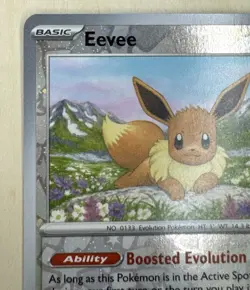 Eevee 074/131 Reverse Holo Pokemon Day 2025 Promo Prismatic Evolutions NM - Image 2