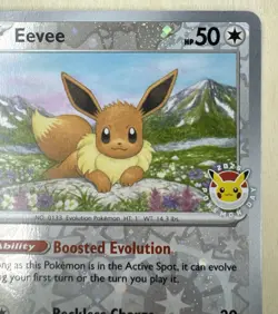 Eevee 074/131 Reverse Holo Pokemon Day 2025 Promo Prismatic Evolutions NM - Image 3