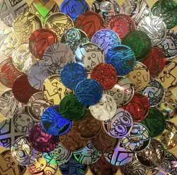 Assorted Official Pokemon TCG Coins ** Pick Coin from List ** - Image 1