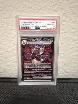 2024 POKEMON PALDEAN FATES SPECIAL ILLUSTRATION RARE #234 CHARIZARD EX PSA 10 - Image 1