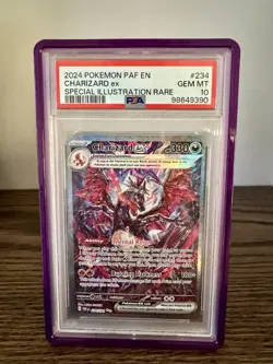 Charizard ex #234 Pokemon Paldean Fates Special Illustration Rare PSA 10 - Image 1