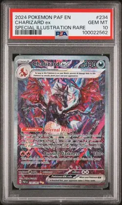 CHARIZARD EX Paldean Fates Special Illustration Rare #234 PSA 10 Pokemon - Image 1