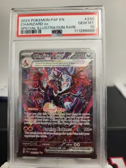 Pokemon Charizard ex Paldean Fates Special Illustration Rare #234 PSA 10 - Image 1