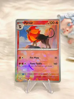 Pyroar (Master Ball) 016/131 SV: Prismatic Evolutions - Pokemon Card - NM - Image 1