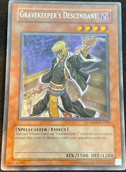 Gravekeeper's Descendant (ABPF-EN028) Rare- Unlimited Edition Yu-Gi-Oh! TCG Card - Image 1