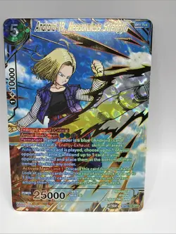 Android 18 Measuring Strength BT18-144 SPR Foil Dragon Ball Super Card Game | NM - Image 1
