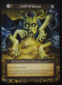Sorcery Contested Realm GOTHIC LORD OF GREED Earth - Image 1