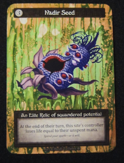 Sorcery Contested Realm GOTHIC NADIR SEED Artifact - Image 1