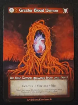 Sorcery Contested Realm GOTHIC GREATER BLOOD DEMON Fire - Image 1