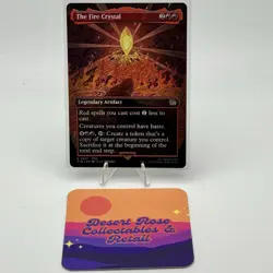 MTG The Fire Crystal 337 Borderless Regular Final Fantasy FIN - Image 1
