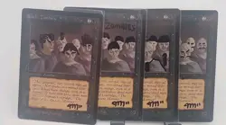 X4 ​Scathe Zombies [Limited Edition Beta] **Artist Signed** MTG Lightly Played!​ - Image 2