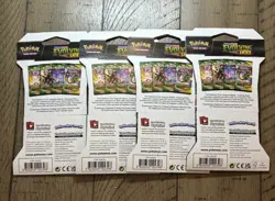 Pokemon TCG Evolving Skies Sleeved Booster Packs Complete Art Set Sealed 4 Packs - Image 2