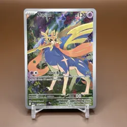 Zacian 100/094 ME02: Phantasmal Flames Illustration Rare Pokemon Card - Image 1