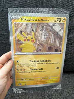 Pokemon TCG Pikachu National History Museum Jumbo Promo Card - Image 1