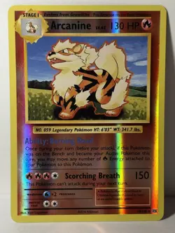 Arcanine 18/108 Reverse Holo XY Evolutions NM Pokemon Fast Shipping - Image 1