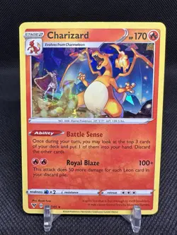 Charizard 025/185 Cracked Ice Holo Deck Exclusives Pokemon TCG - Image 1