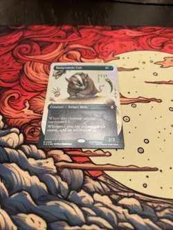 Badgermole Cub showcase Foil Near Mint English MTG Avatar the last airbender - Image 2
