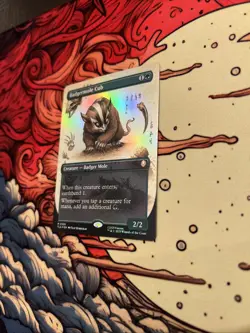 Badgermole Cub showcase Foil Near Mint English MTG Avatar the last airbender - Image 3