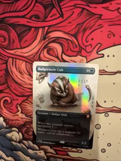 Badgermole Cub showcase Foil Near Mint English MTG Avatar the last airbender - Image 5