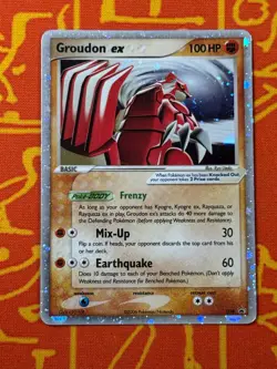 POKEMON TCG GROUDON EX 038 BLACK STAR PROMO LIGHT PLAY - Image 1
