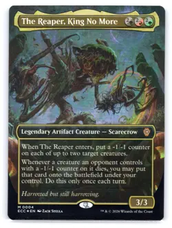 MTG NM Foil The Reaper, King No More (Borderless) 4 M Commander: Lorwyn Eclipsed - Image 1