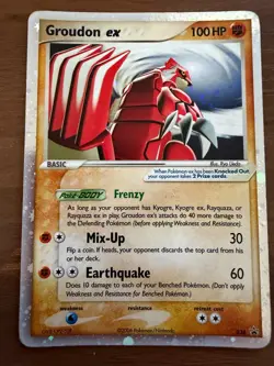 Groudon Ex 038 Black Star Promo Ultra Holo Pokemon Card - LP/NM - Image 1