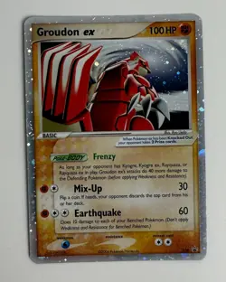 2006 POKEMON EX COLLECTOR'S TINS GROUDON EX 038 BLACK STAR PROMO HOLO NM - Image 3