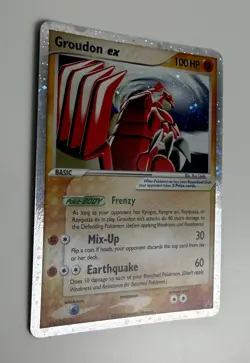 2006 POKEMON EX COLLECTOR'S TINS GROUDON EX 038 BLACK STAR PROMO HOLO NM - Image 4