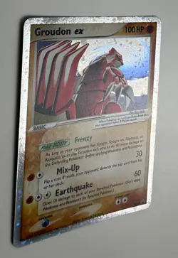 2006 POKEMON EX COLLECTOR'S TINS GROUDON EX 038 BLACK STAR PROMO HOLO NM - Image 5