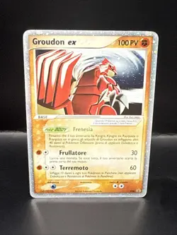 Pokemon TCG Groudon EX #038 2006 Black Star Promo French - Image 1