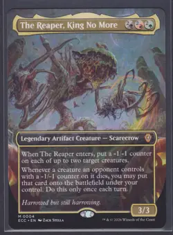 MTG - BORDERLESS The Reaper, King No More #4 Lorwyn Eclipsed Commander - Image 1
