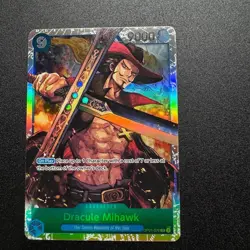 Dracule Mihawk OP01-070 SR Romance Dawn Holo Foil One Piece TCG English NM - Image 1