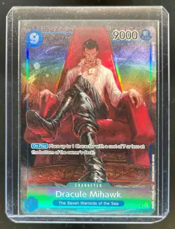 2022 One Piece Romance Dawn Dracule Mihawk Alternate Art #OP01-070 - Image 1