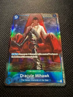 Dracule Mihawk OP01 070 (Alternate Art) Romance Dawn One Piece 2022 NM - Image 1