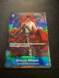 Dracule Mihawk OP01 070 (Alternate Art) Romance Dawn One Piece 2022 NM - Image 4