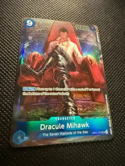 Dracule Mihawk OP01 070 (Alternate Art) Romance Dawn One Piece 2022 NM - Image 5