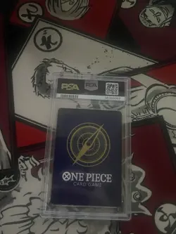 2022 Japanese One Piece Romance Dawn Dracule Mihawk OP01-070 SR Alt Art PSA 10 - Image 2